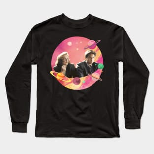 Fox & Dana in Space Long Sleeve T-Shirt